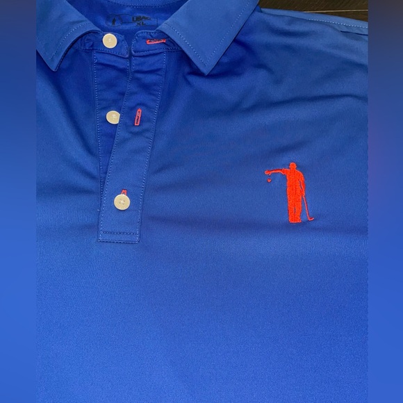 Men’s Royal Blue Collared Golf Polo, Brand is “You suck at Golf” Size is XL - Picture 7 of 7